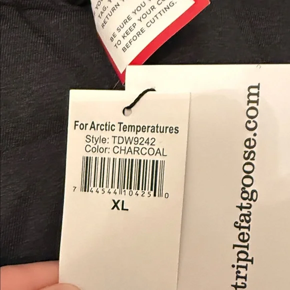 Triple Fat Goose Colburn Men's Charcoal Parka - Picture 5 of 9